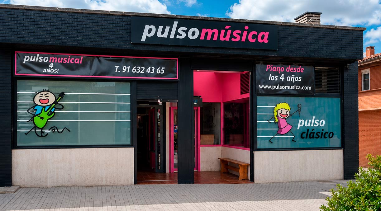 Fachada de Pulso Música en Boadilla del Monte Madrid